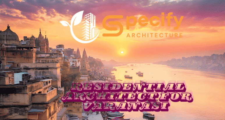 Modern 3D residential building elevation design in Varanasi by expert architects.