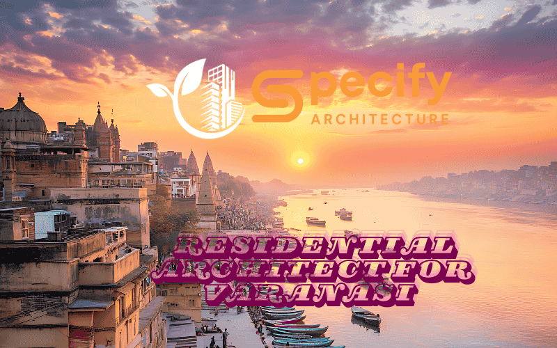 Modern 3D residential building elevation design in Varanasi by expert architects.